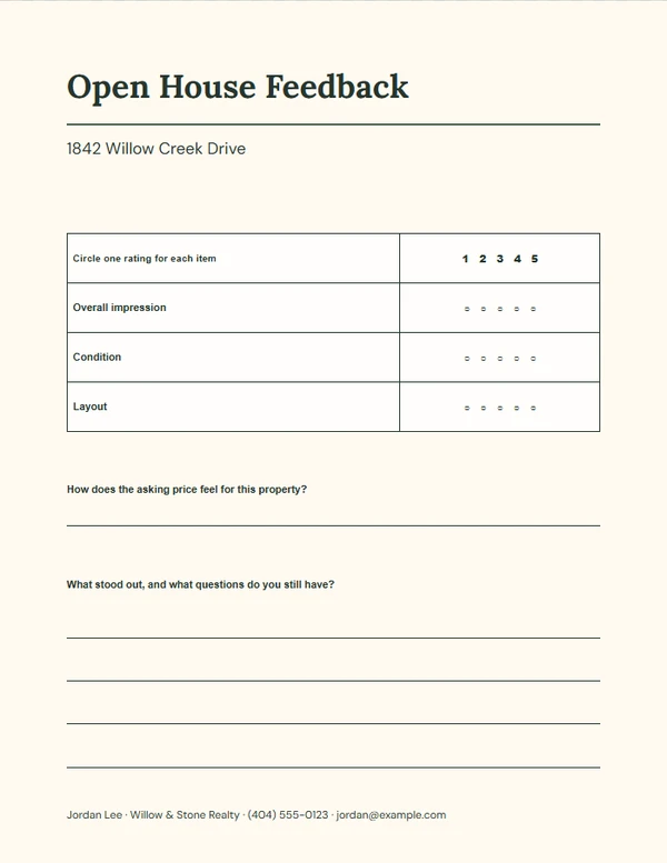 Conversation Notes — example design